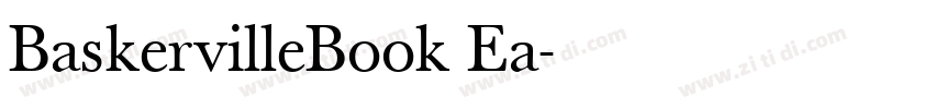 BaskervilleBook Ea字体转换